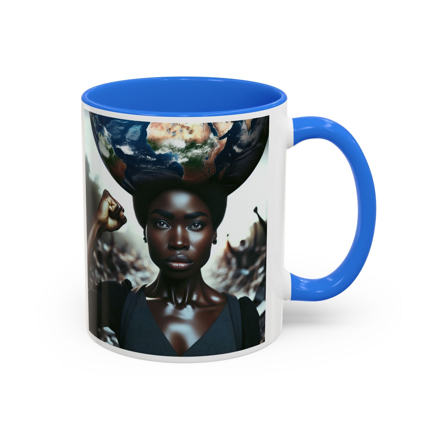 Proud Black Women Coffee Mug, Colorful Mug, World Foundation, African American Gift, Empowerment Cup, Diversity Tea Cup