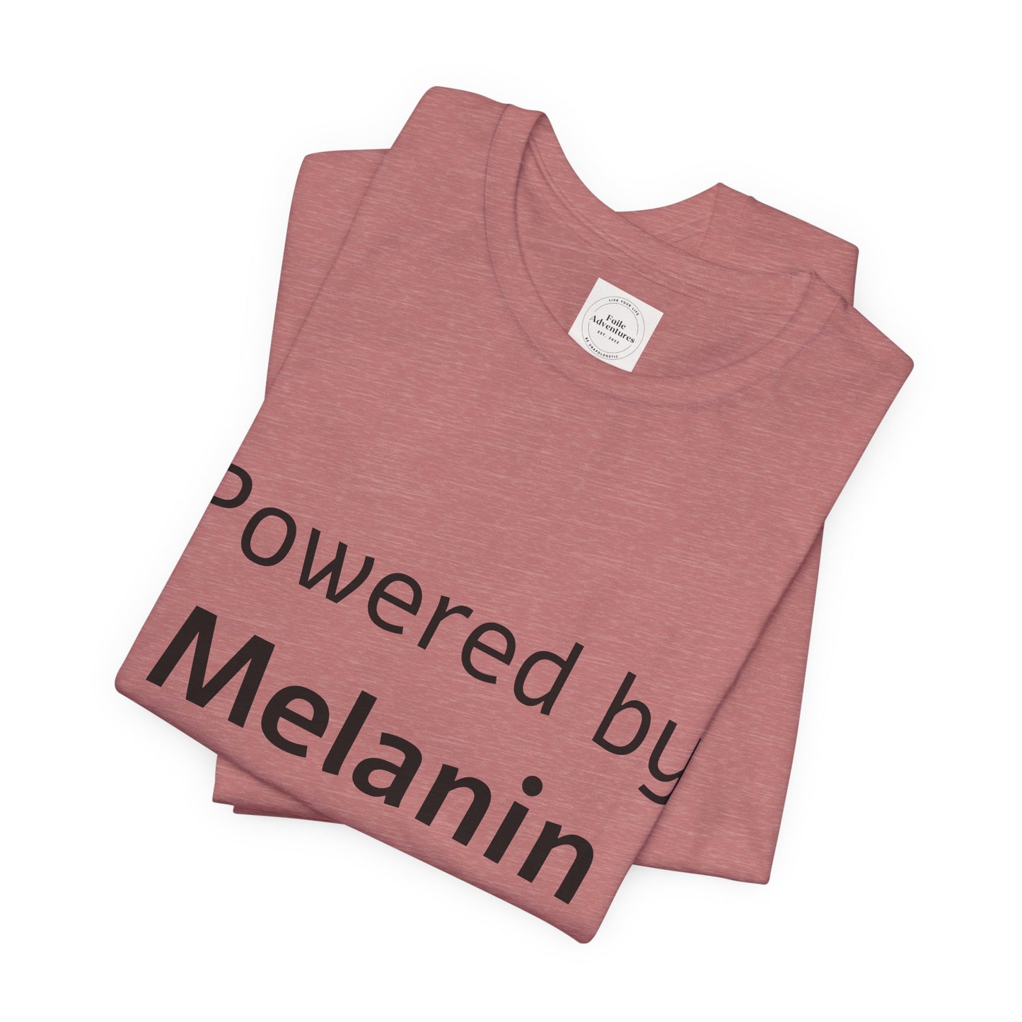 Powered by Melanin Unisex Jersey Short Sleeve Tee