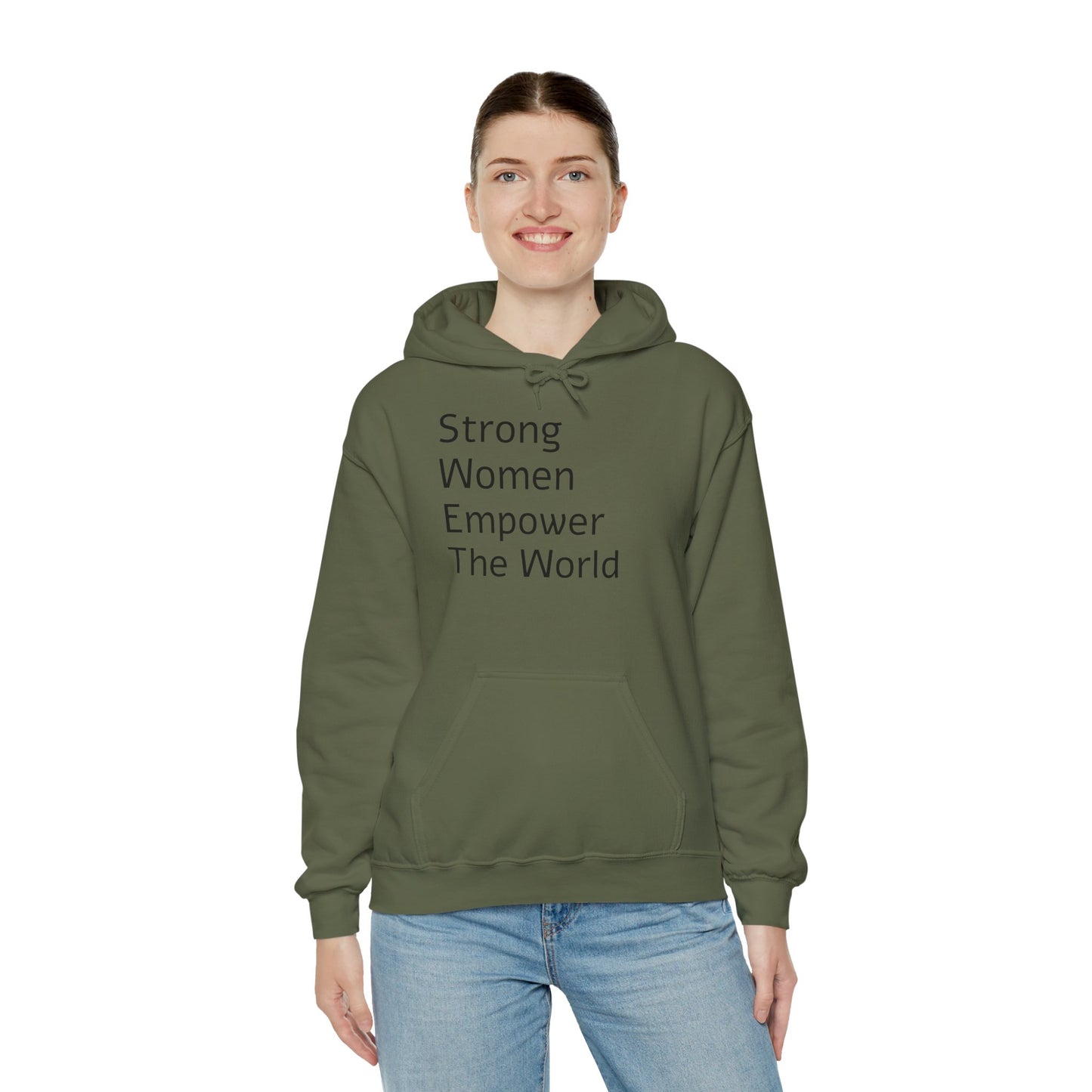 Empowered Women Hoodie - Stylish Hooded Sweatshirt with Comfortable Fit and Versatile Design