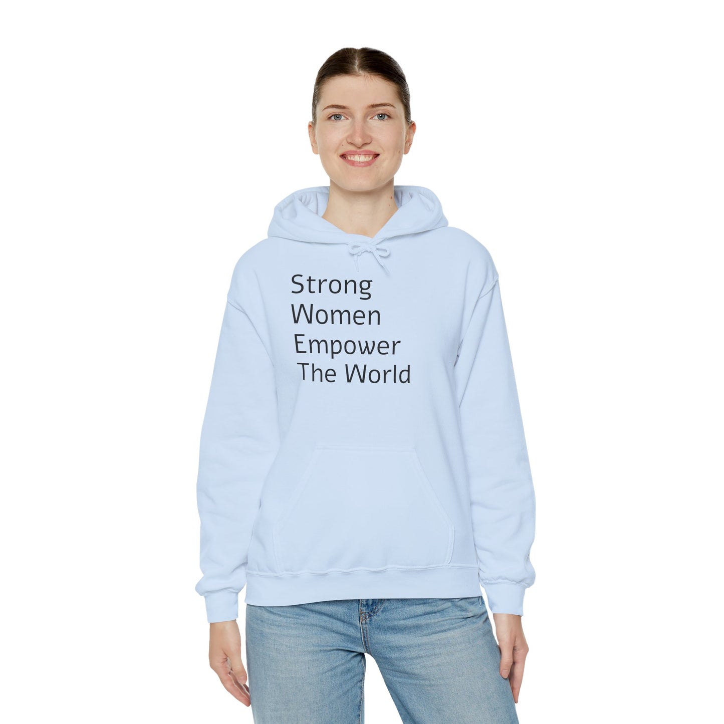 Empowered Women Hoodie - Stylish Hooded Sweatshirt with Comfortable Fit and Versatile Design