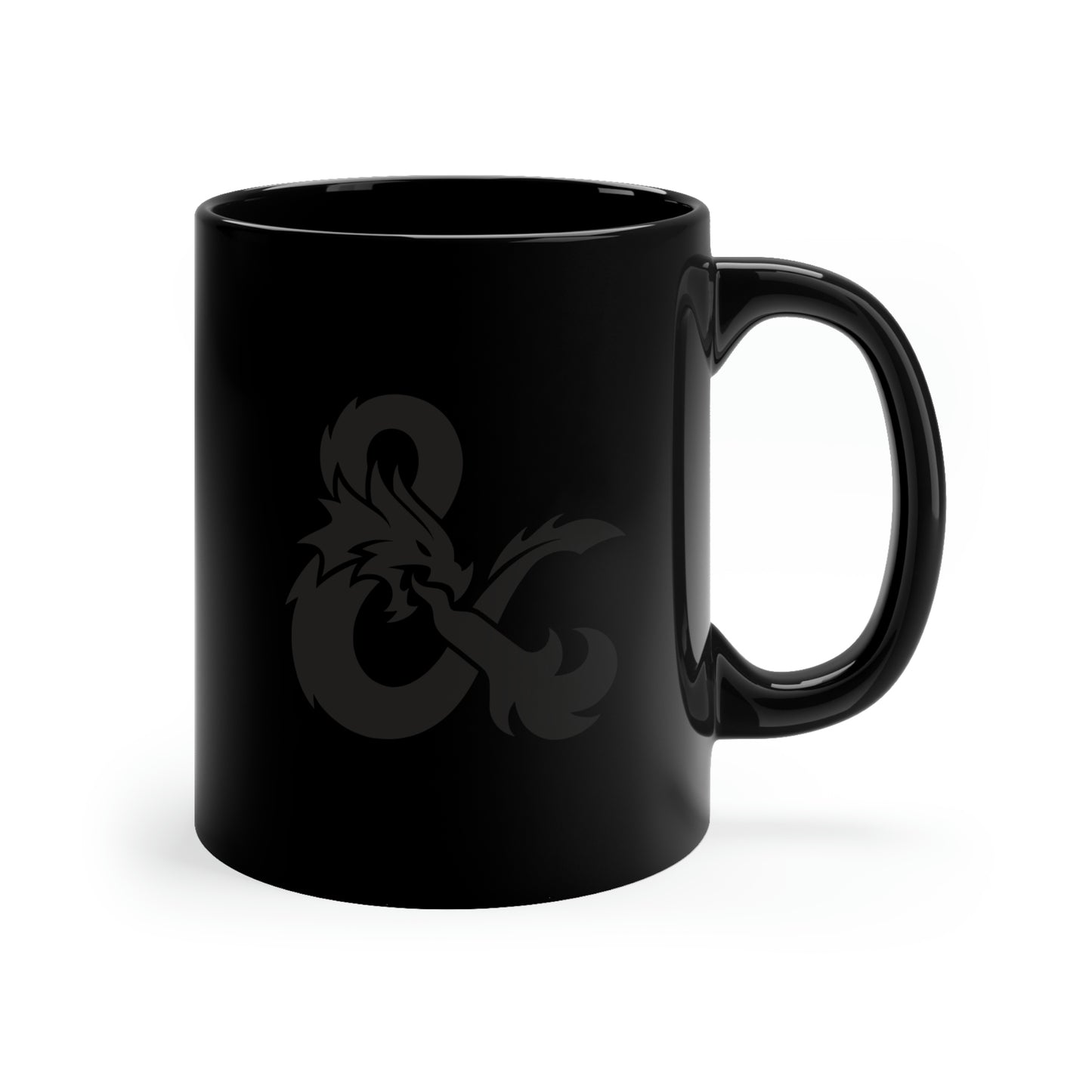 11oz Obscure D&D Symbol Black Mug