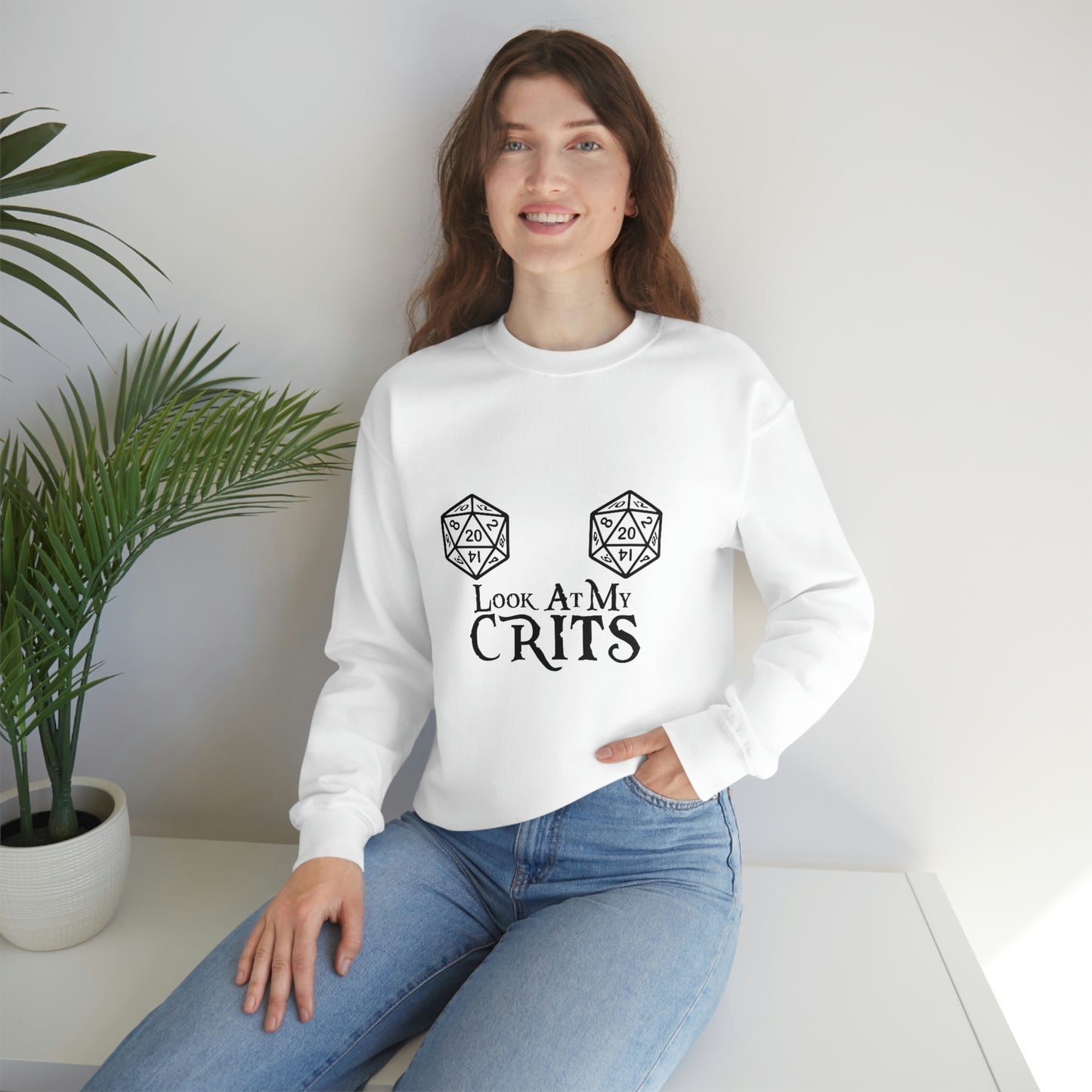 Look at my Crits, Crewneck Sweatshirt