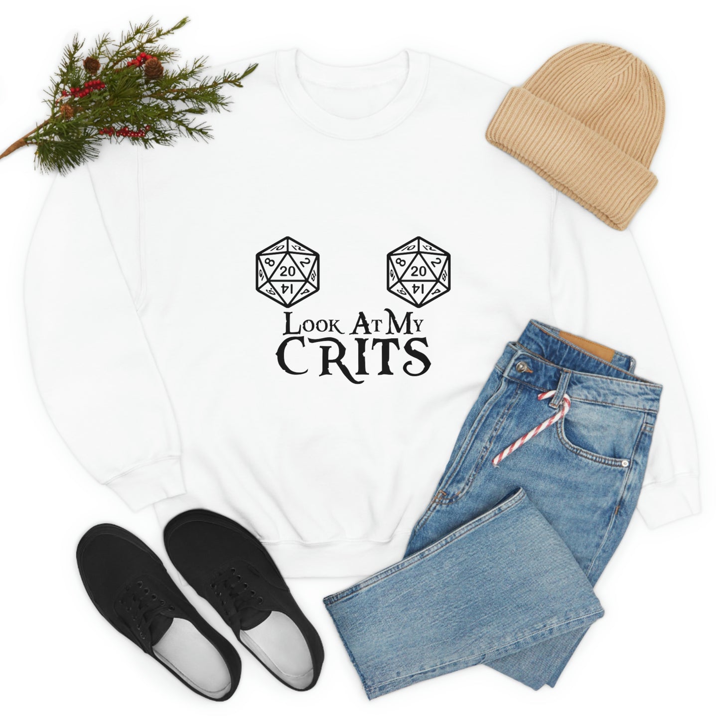 Look at my Crits, Crewneck Sweatshirt