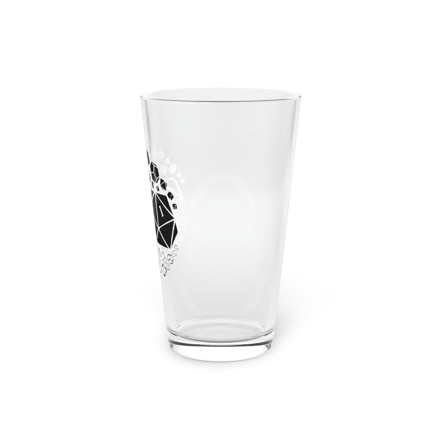 D&D Ying Yang Pint Glass, 16oz